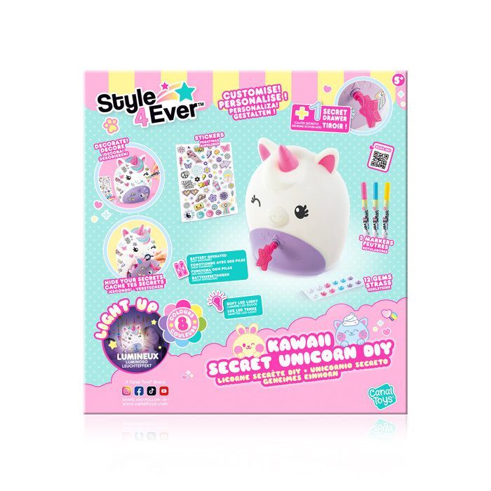 Lampe Licorne à Décorer Cosmique Edition Collector Canal Toys