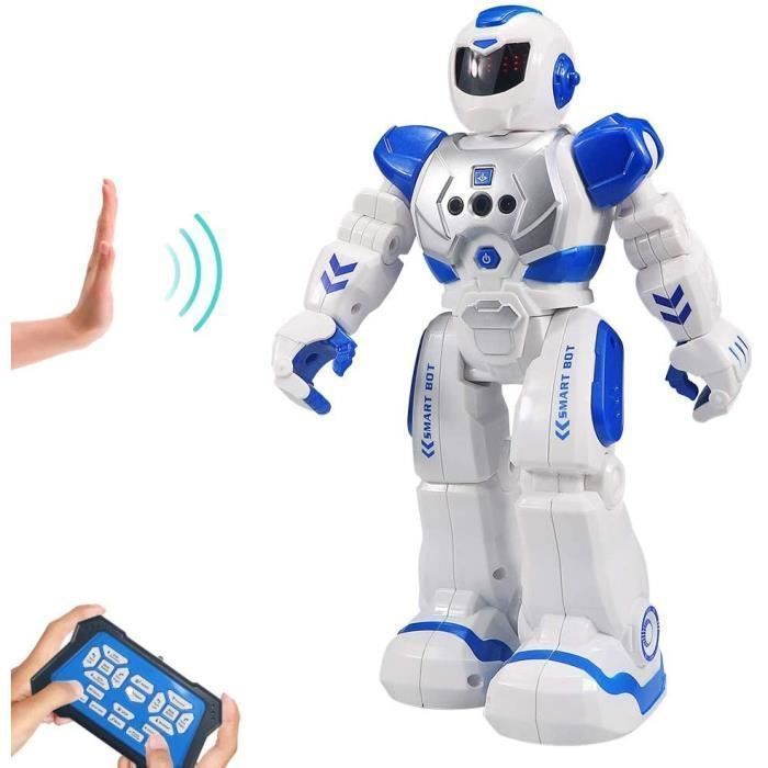 Robot telecomandato per bambini, robot RC programmabile per bambini con funzioni di ballo e canto, controller a infrarossi intelligente, giocattolo