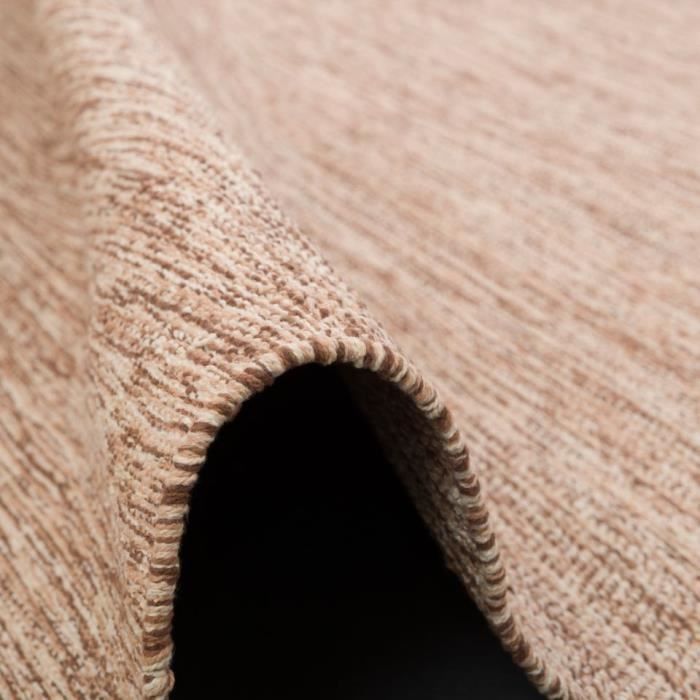 Tappeto lungo da corridoio - PERGAMON - Kilim Easy - 100% cotone - Beige screziato - 70x250 cm