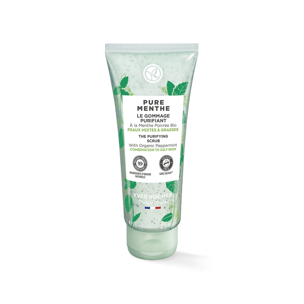 Zuiverende scrub met pure munt