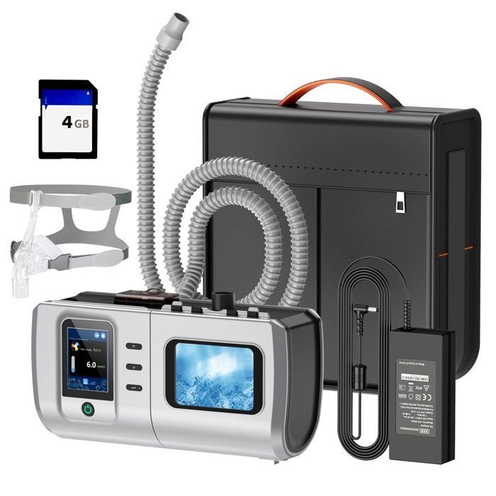 Máquina CPAP - DS6 - Inteligente - Humidificador integrado - Modo automático - Silenciosa (