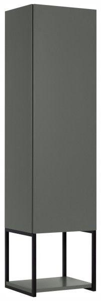Lakierowany Słupek Wiszący LOV 130 cm Zielony Półmat Metalowa Rama 1 Drzwi