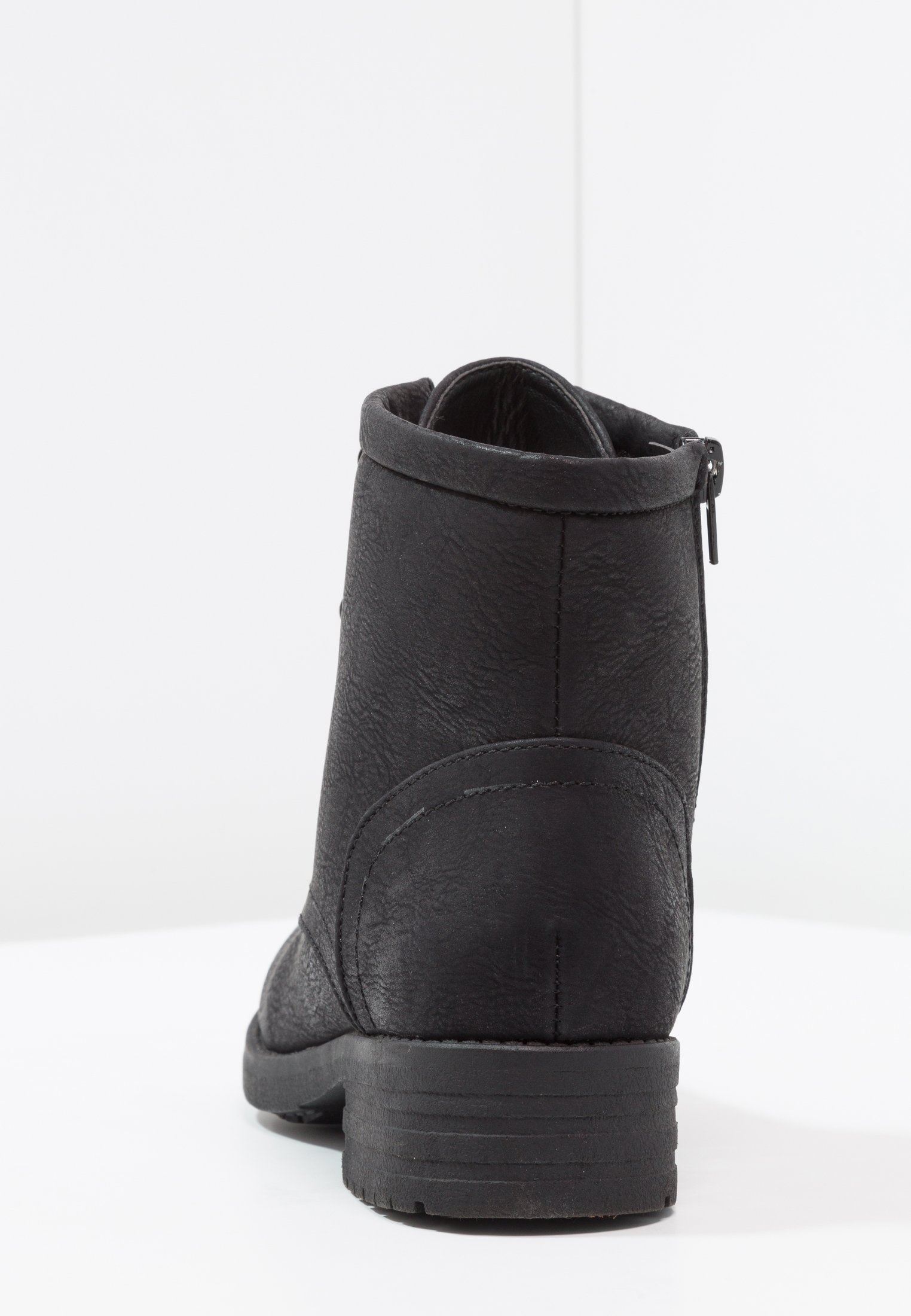 Anna Field WINTERBOOT - Enkellaarsjes met vetersluiting - zwart
