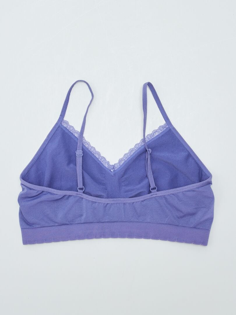 Conjunto de 2 sutiãs esportivos 'Billet Doux' - ROXO