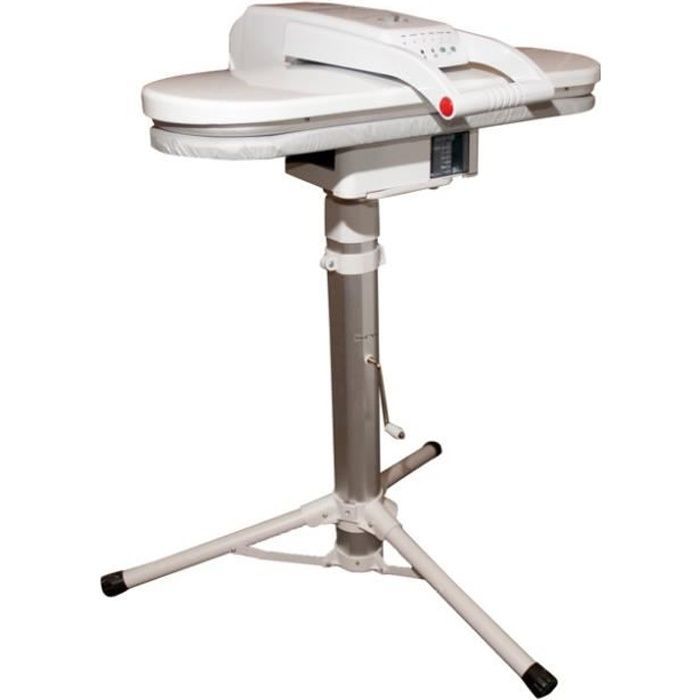 Steam Ironing Press with Stand - Regular Size (64cm x 27cm, 1400watt) For Fast Ironing + Numerous Accessories