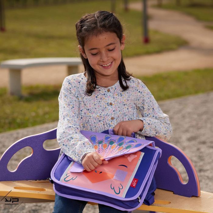 BODYPACK Cartable 32 cm recyclé Paon