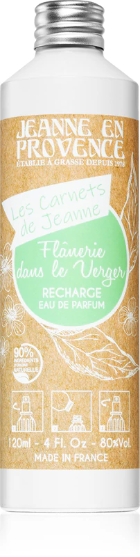 Jeanne en Provence Les Carnets de Jeanne Flanerie dans Le Verger naplniteľná fľaša parfumovanej vody pre ženy