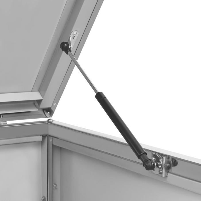14247852 & Cobertizo para contenedores - caseta para contenedores 69x77,5x112,5 cm Acero inoxidable