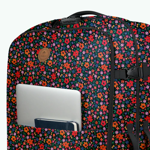 Cabaia Valise souple 2 roues large Maupiti rouge
