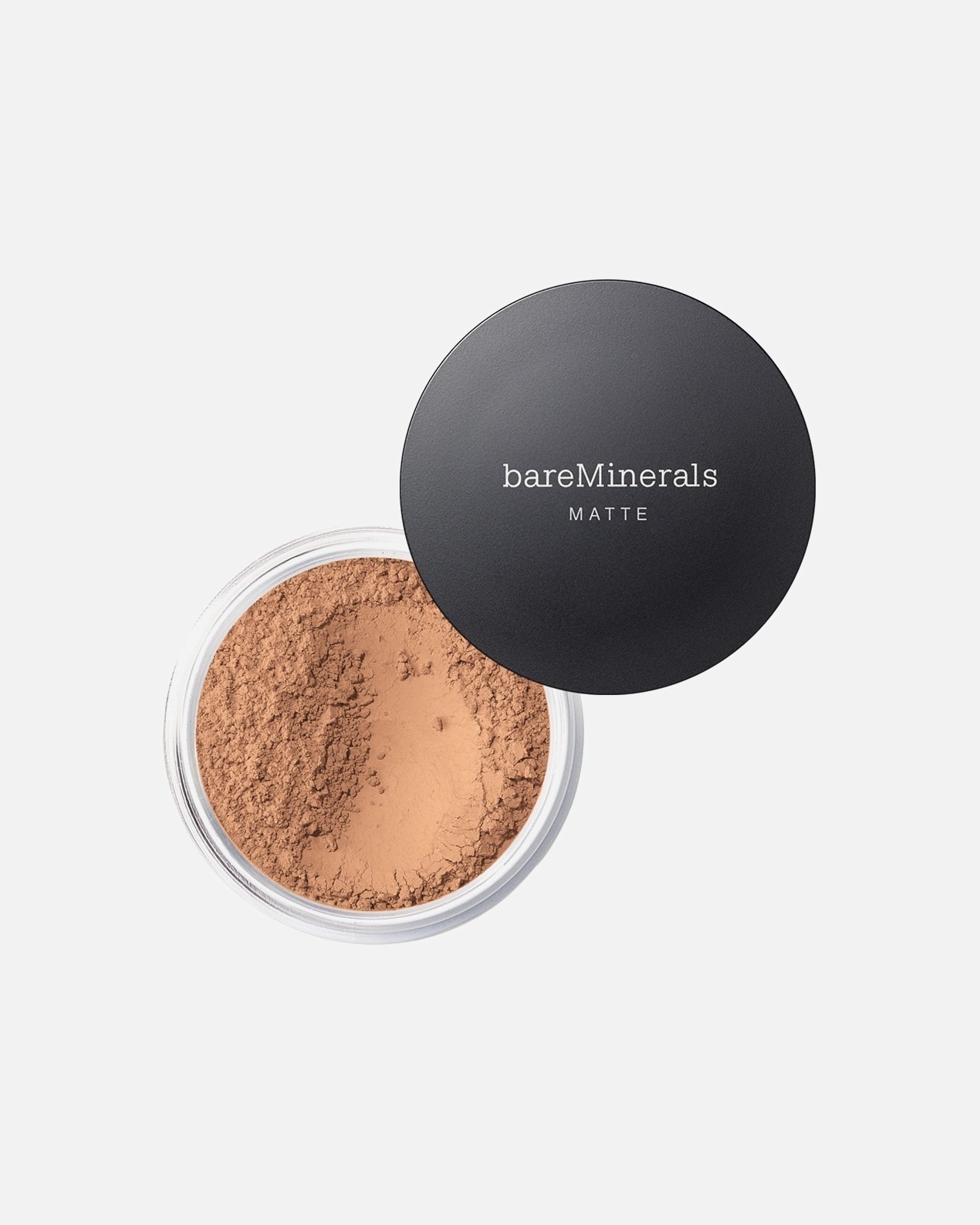 „bareMinerals Foundation Matte Biri mineralinė pudra“ su plataus spektro apsaugos nuo saulės faktoriumi 15–6 g