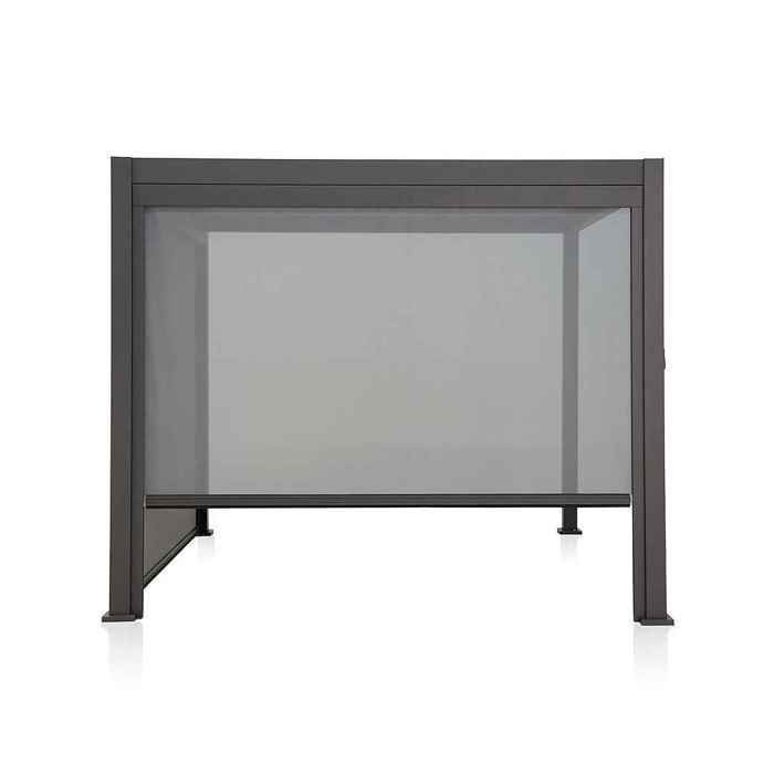 MIRADOR Store déroulant 3m, Compatible 111DA Pergola, Structure Aluminium et Textilene, Anthracite