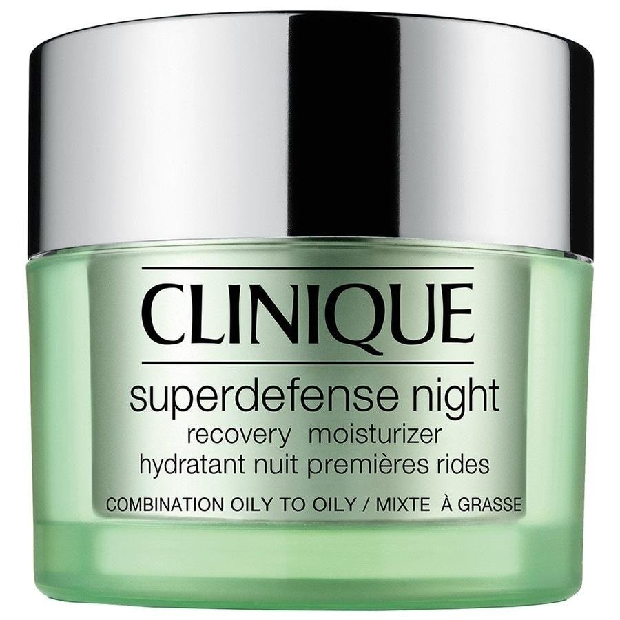 Clinique Superdefense noćna krema – hidratantna krema za kombinovanu do masnu kožu – 50 ml