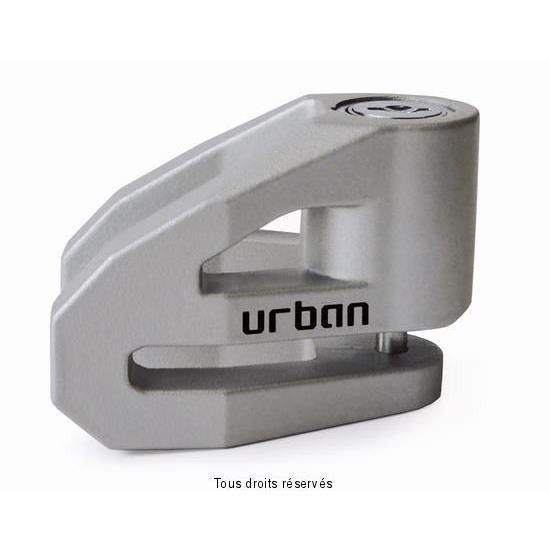LIQUIDACIÓN - URBANO - Candado de disco Urban Disk Ur2 para scooter y motocicleta, Ø6 mm SRA - Titanio + Tapa