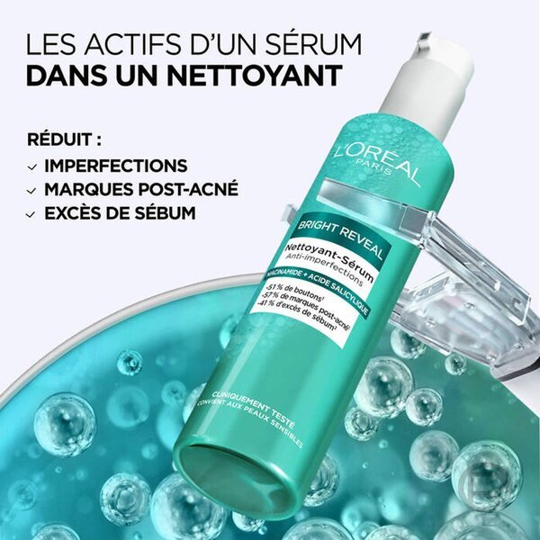L'Oréal Paris Bright Reveal čistiaci prostriedok na tvár 150 ml