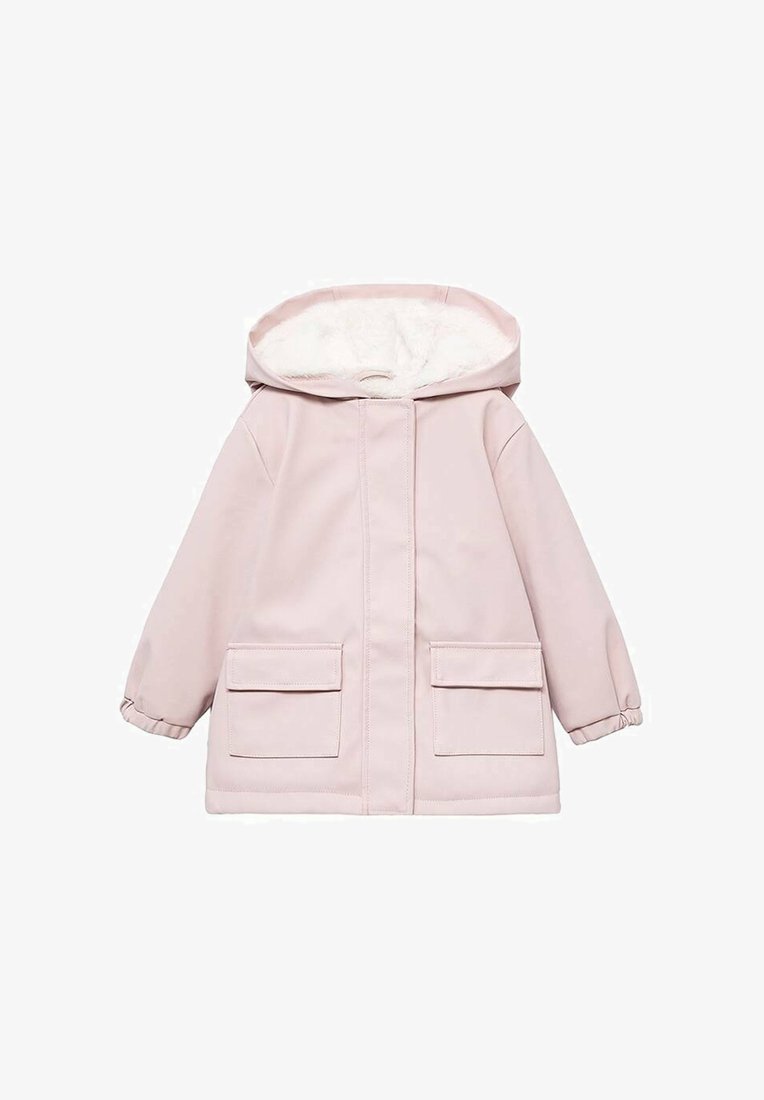 Veste imperméable Mango Kids - rose