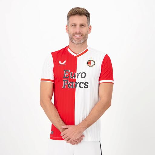  Uniforme do Feyenoord para jogos em casa, temporada 23/24