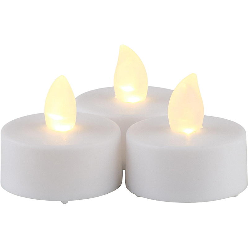 Bougies chauffe-plat LED Vie Home, boîte de 24 pièces