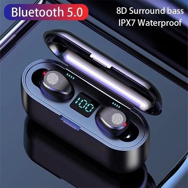 Fones de ouvido sem fio - ISONIX - Bluetooth V4.2 - Redução de ruído DSP - Intra-auriculares - Preto