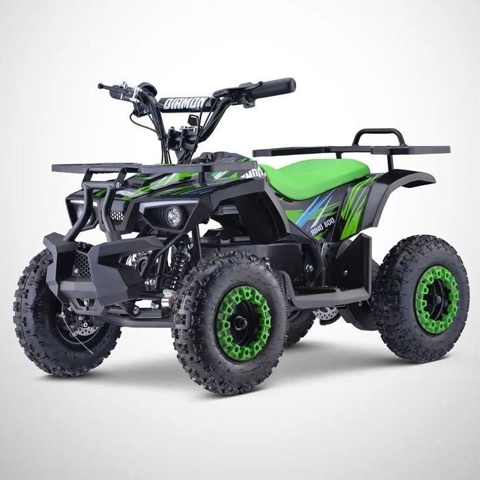 Lasten sähköinen taskumönkijä 800W / BISON 800 / 2025-versio / Vihreä