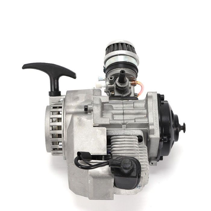 Motor de minimoto de 49 cc y 2 tiempos con arranque por carburador, para motos de 47 cc/49 cc, minimotos de cross, miniATV, MOTOR COMPLETO