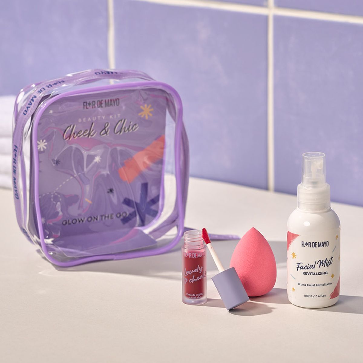 Sada kozmetických taštičiek Cheek & Chic