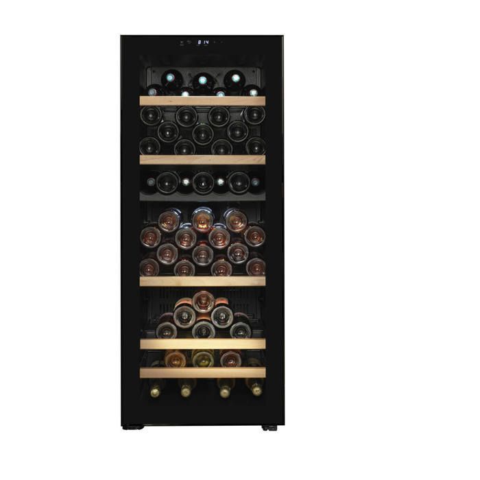 CEPAGE108DZ dual-zone wine cellar, 108 bottles, adjustable temperature, Vinotag connected, modern design, 38 dB