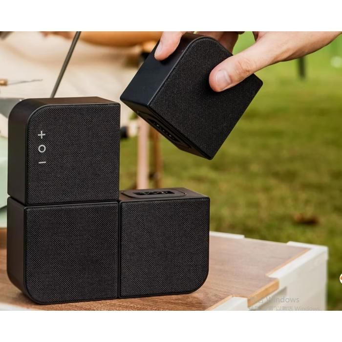 Enceintes Bluetooth Modulables 4-en-1, 20W RMS  Rechargeable USB