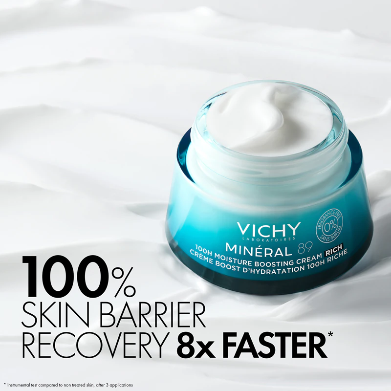 Vichy Minéral 89 Rijke Hydraterende Crème Geurvrij