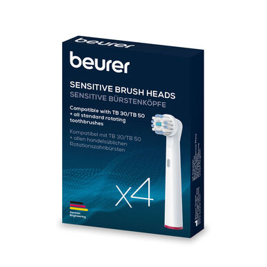 Beurer Sensitive -harjaspäät 10158 sähköhammasharjan päät 4 kpl 4 kpl