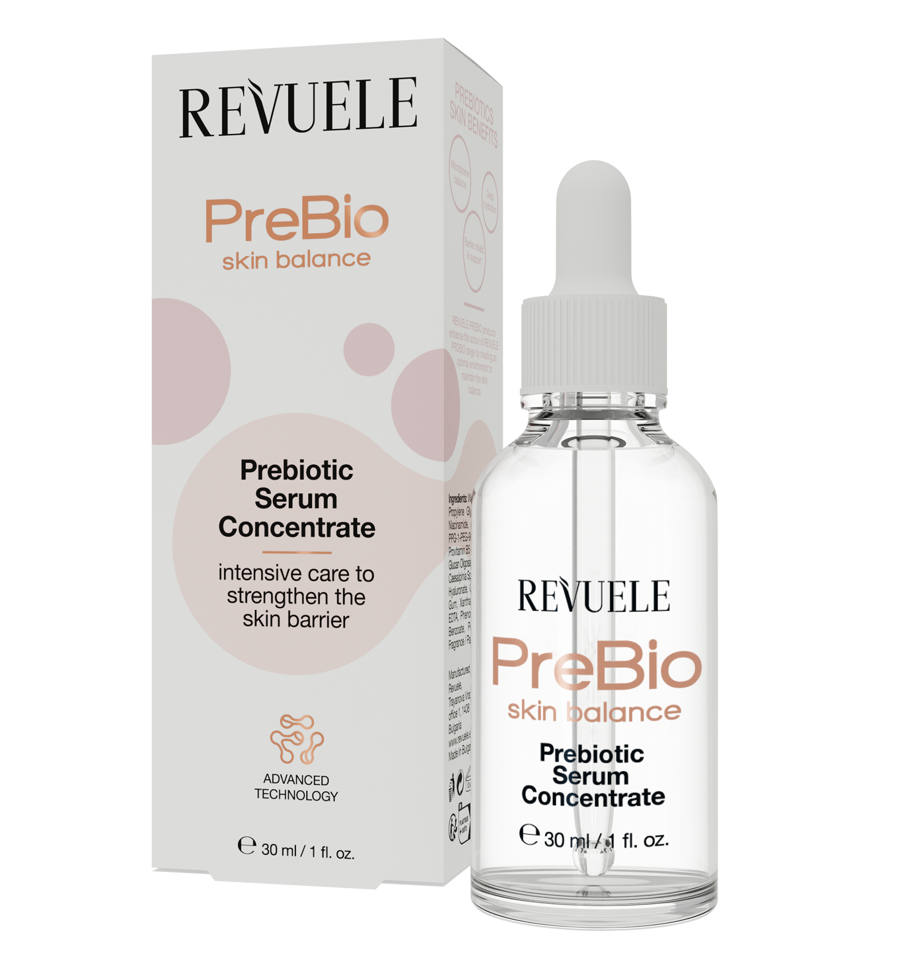 PreBio Skin Balance koncentrirani serum za lice s prebioticima
