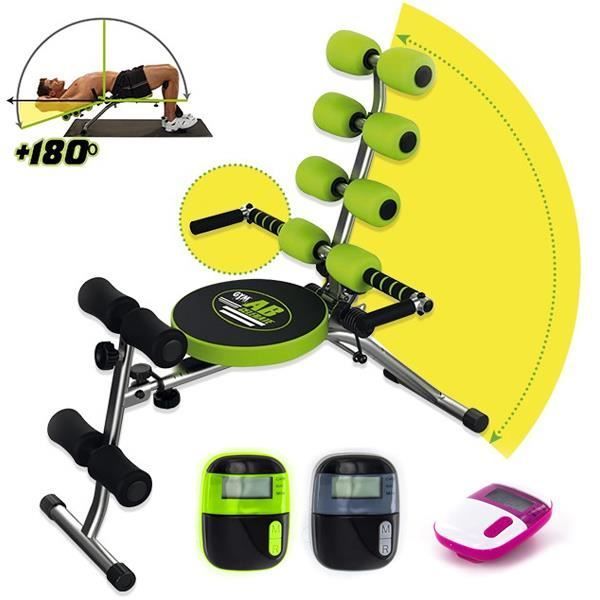 Máquina abdominal Gym Form AB Celerate 6 en 1 + Podómetro gratis
