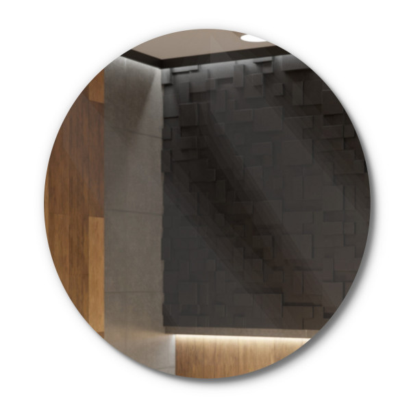 Okrągłe Lustro Łazienkowe Led Bali - 50Cm
