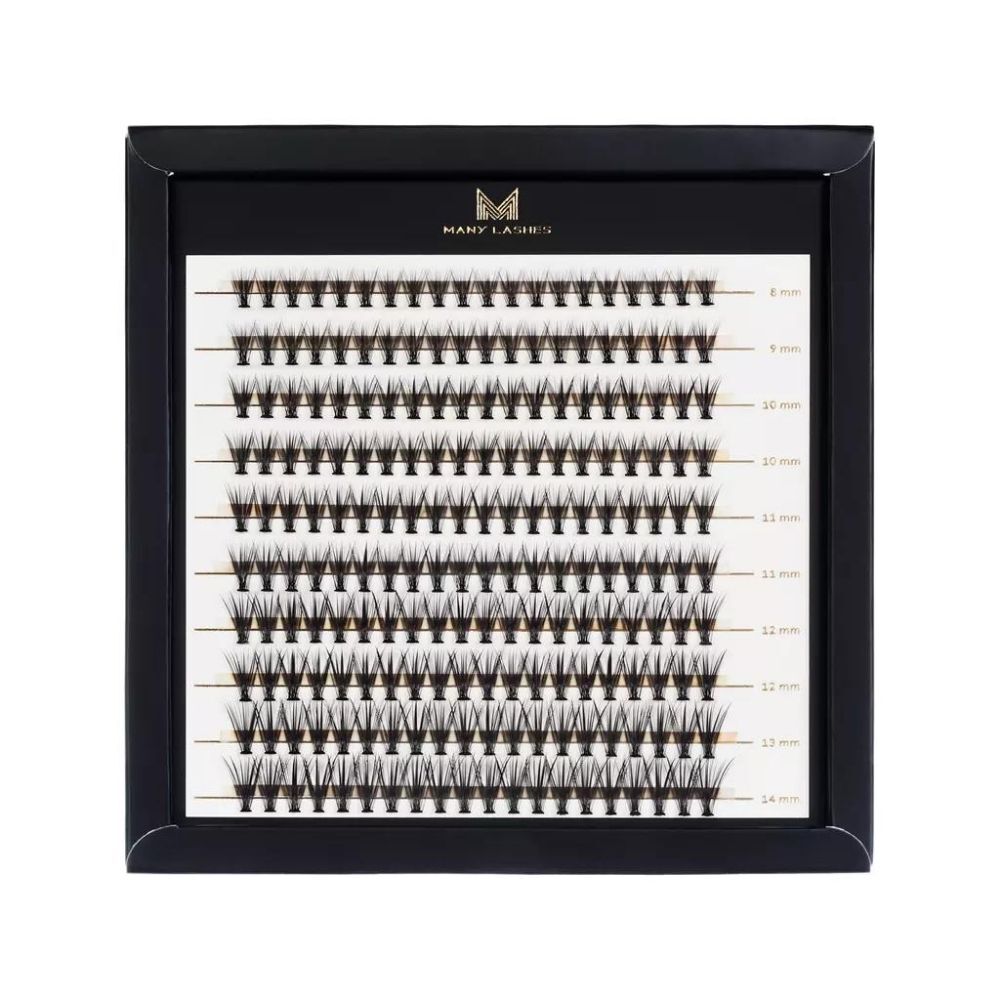 Veel Beauty Master box Superblack zijden wimpers, individueel verpakt.