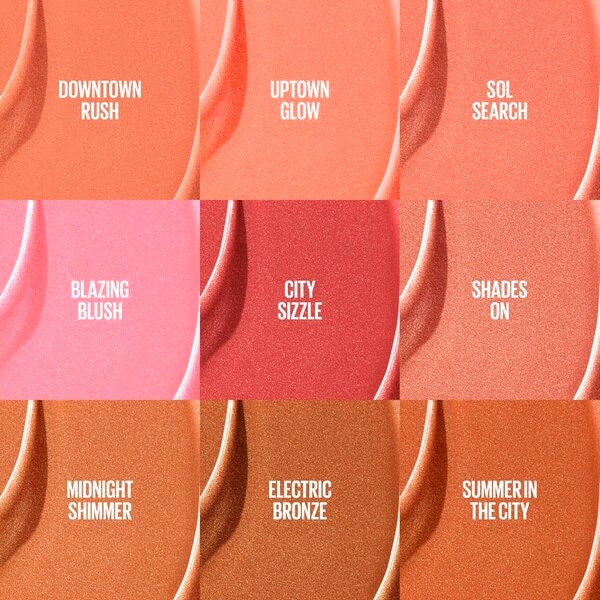 Maybelline New York Sunkissed 8 Shades On Blush Líquido Iluminador<br>8ml