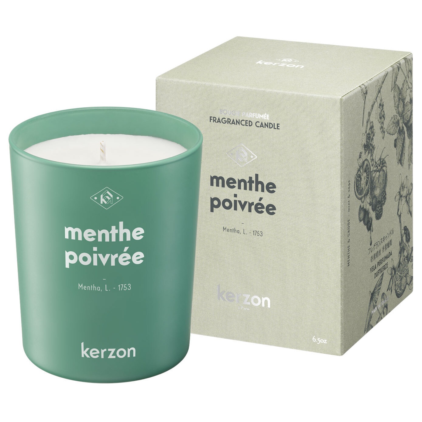 Kerzon Fragranced Candle - Menthe Poivrée
