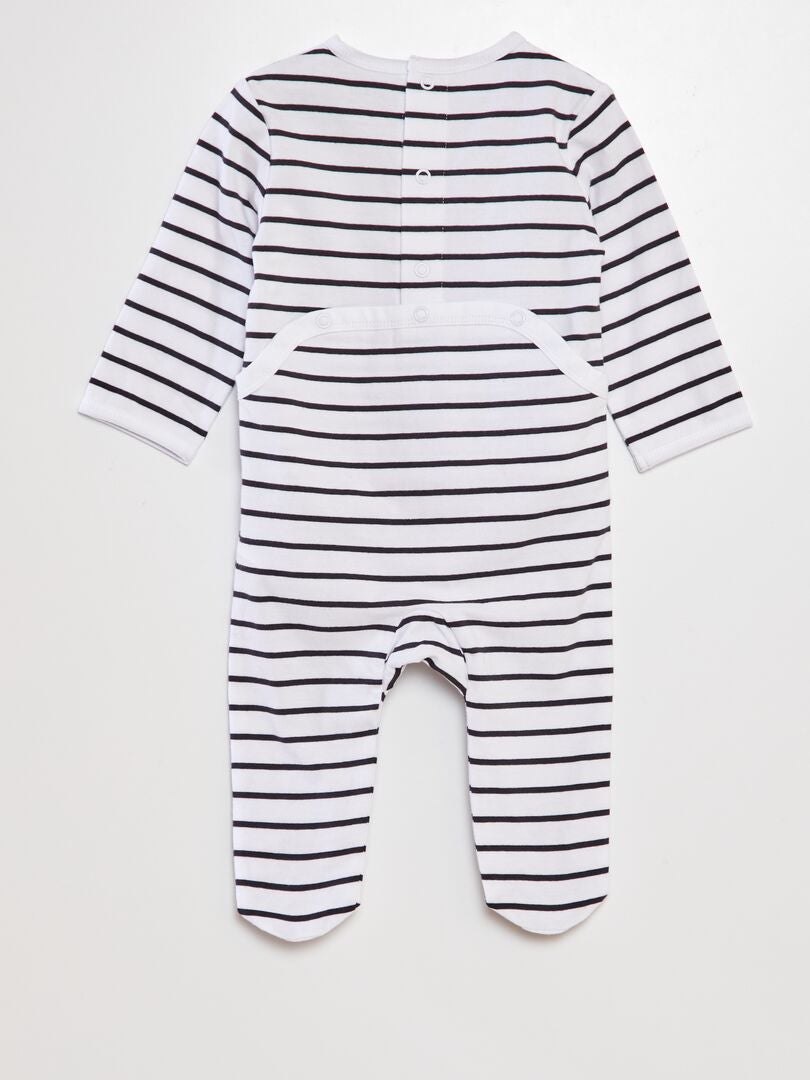 Katoenen romper - WIT
