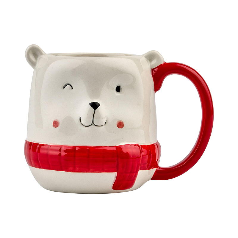 Mug de cuisine avec figurine de Noël
