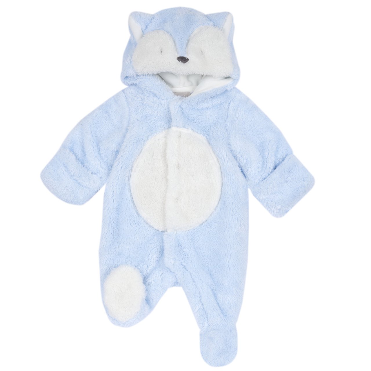 Weicher blauer Pelzpyjama