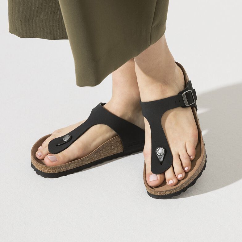 Gizeh vegan Birko-Flor Nubuck - Black Black