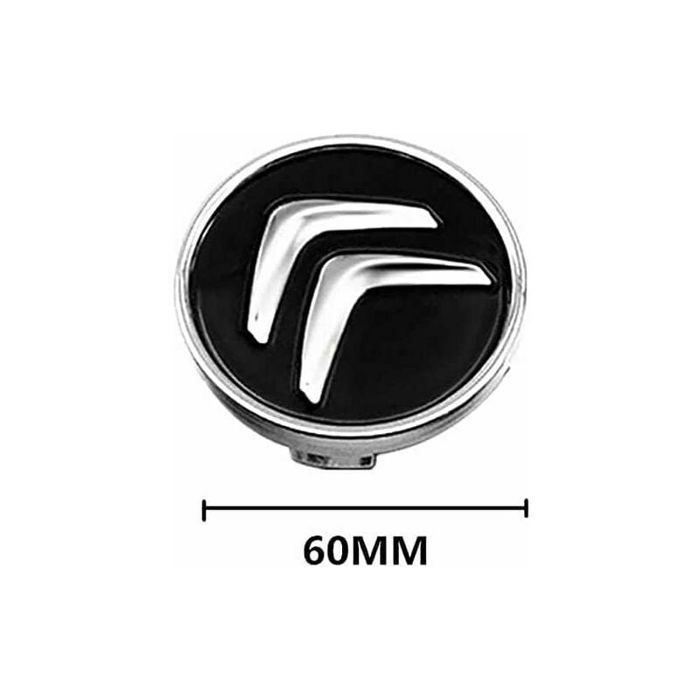 pezzi Citroen C4 Picasso C3 Berlingo C5 X7 C2 C1 DS3 ZX Xsara C8 DS DS4 60MM Emblema Copricerchi Etichetta