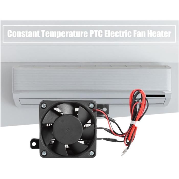Calefactor eléctrico PTC para coche - Calefactor de cabina pequeño - Para humidificador y aire acondicionado - 12V 150W