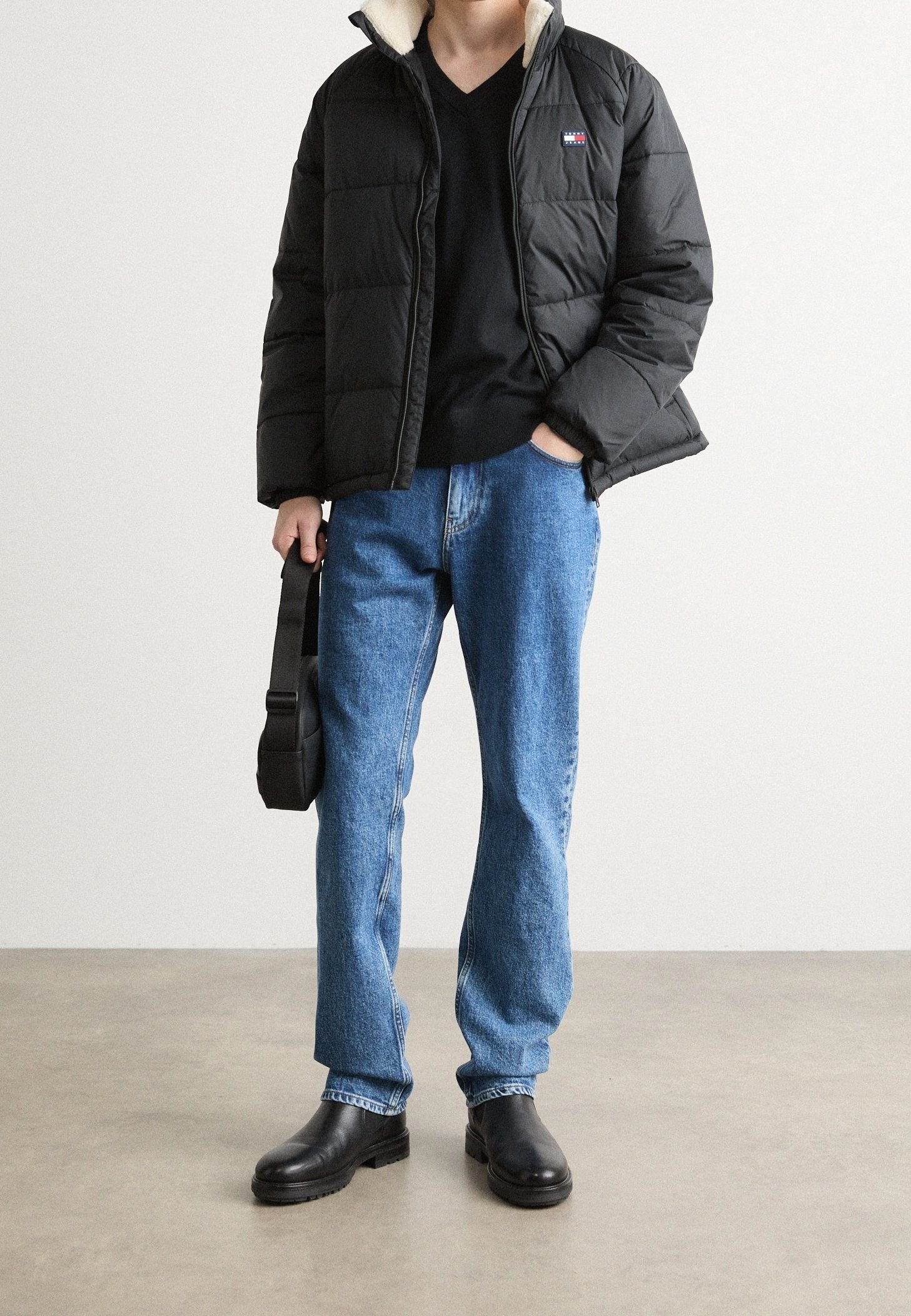 Tommy Jeans winterjas - zwart