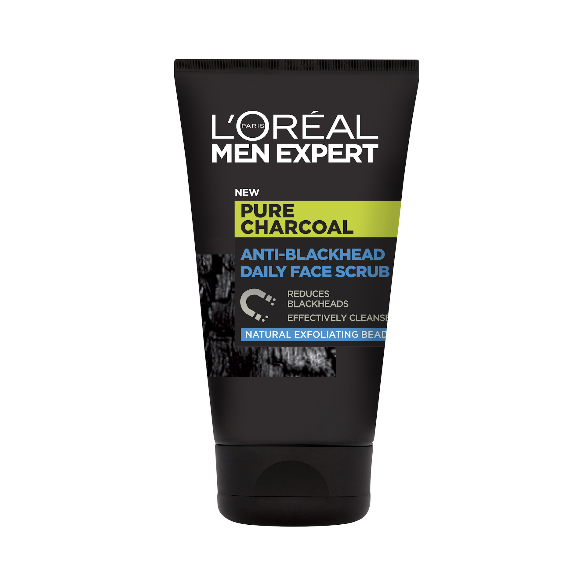 Men Expert Face Peeling Pure Charcoal Scrub 100 ml - L'Oréal Paris