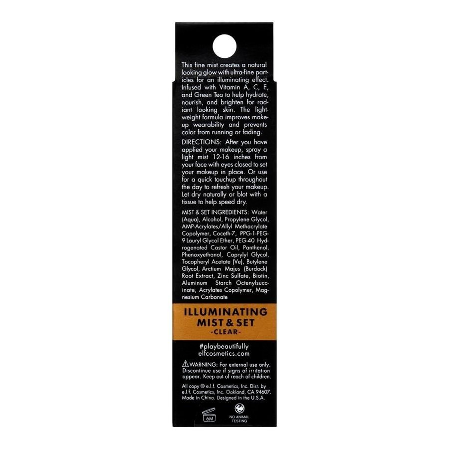 „elf Cosmetics“ tonerio spindesio suteikiantis purškiklis ir rinkinys – 60 ml