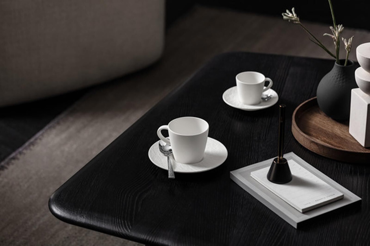 Villeroy & Boch krūze/kafijas apakštase, Rock Blanc manufaktūra – 1 gab.