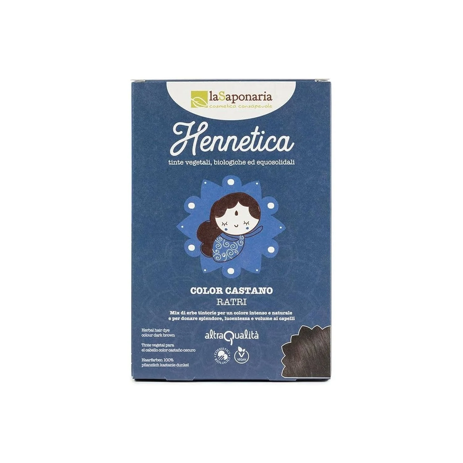 Hennetica Tinta vegetale - RATRI - Colorazione Capelli
