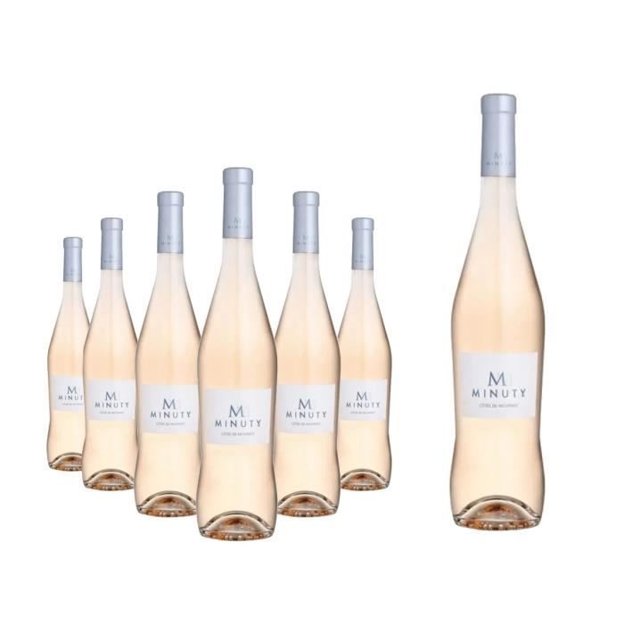 6 pulloa + 1 magnum - M de Minuty 2024 Côtes de Provence - Rosé viini - 6 x 75cl + 1 x 150cl