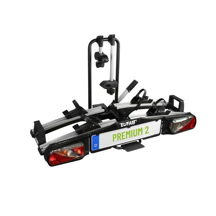 Porte-vélos plateforme EUFAB Premium II 2 vélos pliable