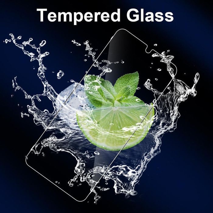 Paquete de 2 protectores de pantalla de vidrio templado para Xiaomi Redmi 14C. Transparente, resistente a los arañazos, protector de pantalla ultrarresistente con dureza 9H.