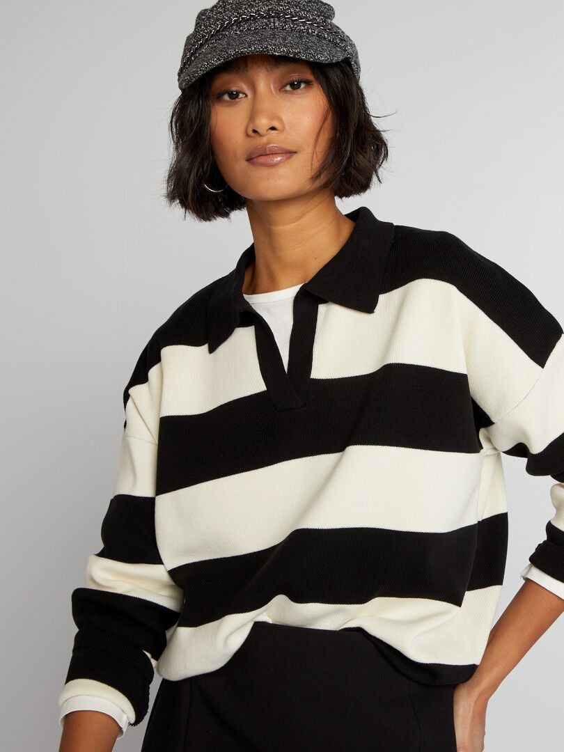 Jersey de punto - NEGRO